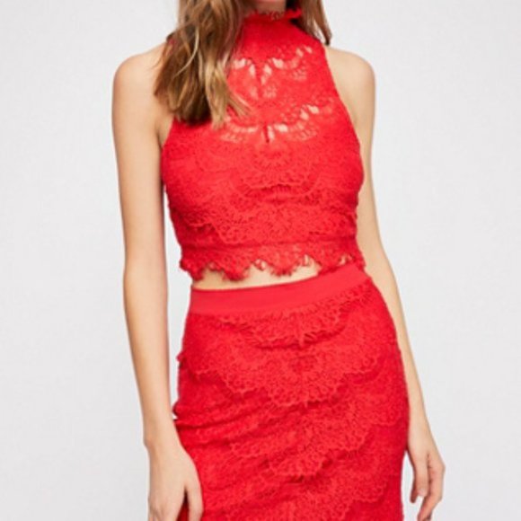 NWT Free People Sabina Lace 2-Piece Dress Set - Picture 5 of 7